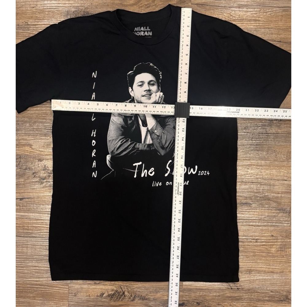 Niall Horan The Show 2024 Tour T-Shirt Black Concert Tee Men XL Official Merch - Picture 9 of 11